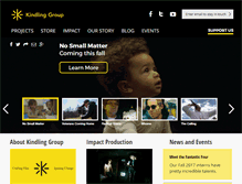 Tablet Screenshot of kindlinggroup.org